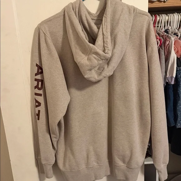 Ariat Beige Hoodie Sweater - Picture 3 of 3